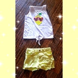 Toddler girl 6 top and bottom